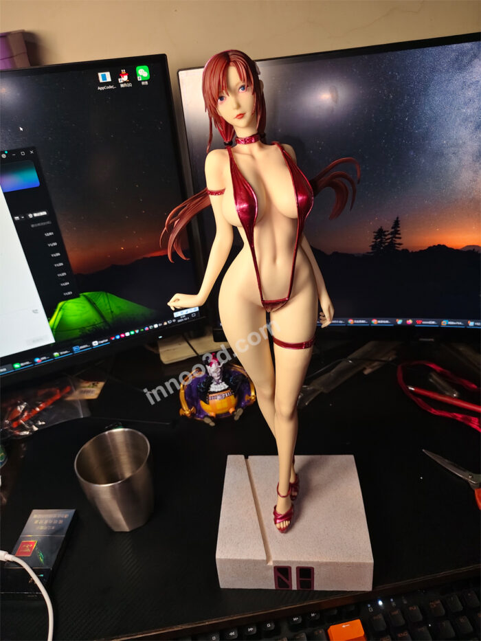 47cm/Detailed  PVC Masterpiece - 1/4 Scale Anime Style Figure - Vibrant Metallic Coating - Image 7