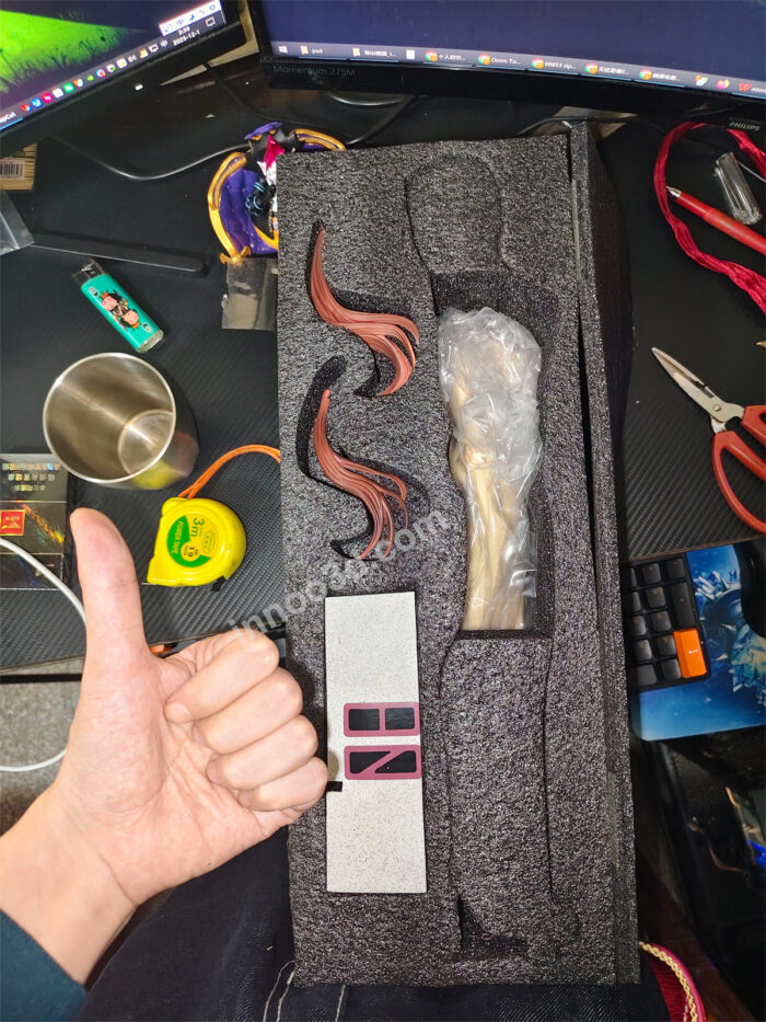 47cm/Detailed  PVC Masterpiece - 1/4 Scale Anime Style Figure - Vibrant Metallic Coating - Image 9