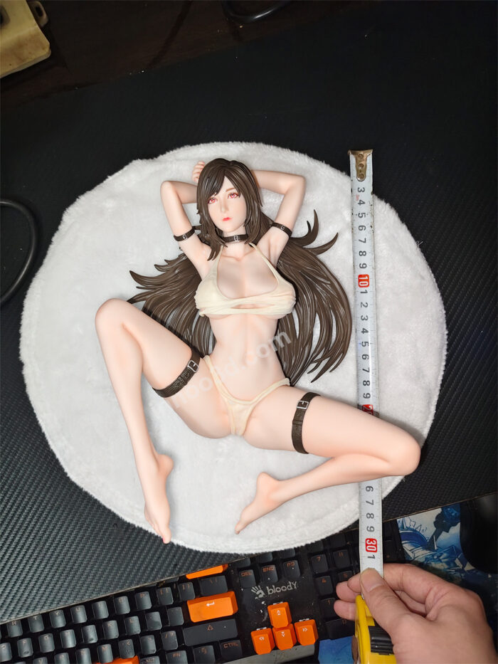 30cm/Long Haired Martial Artist 1/4 Scale PVC Statue - Reclining Bikini Edition Collectible Figure - Image 2