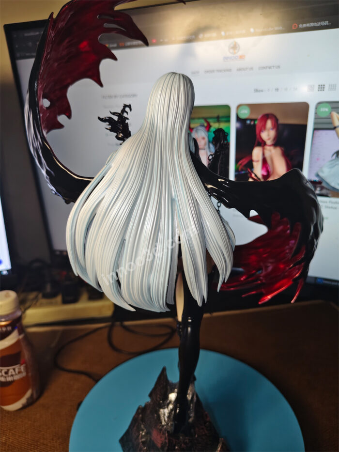 45cm/Dark Gothic Witch 1/4 Scale PVC Statue - Crimson Wings Edition - Image 7