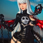 45cm/Dark Gothic Witch 1/4 Scale PVC Statue - Crimson Wings Edition