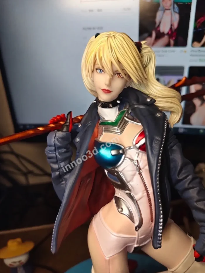 33cm/MOTO-CYBER 1/6 Scale High-Impact PVC Statue - Reinforced "Aether-Girl" Series (1.08ft / 13in) - Image 2