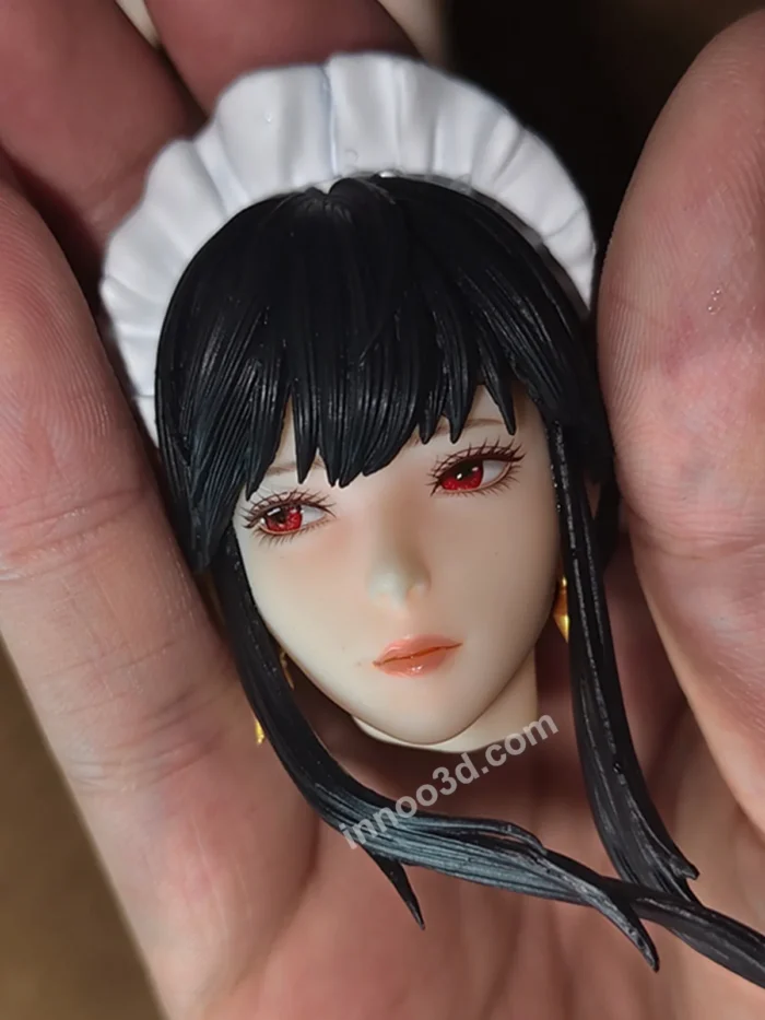 14" (35.5cm) Sexy Maid Figure 1/6 Scale PVC Statue - Realistic Maid Collectible - Image 2