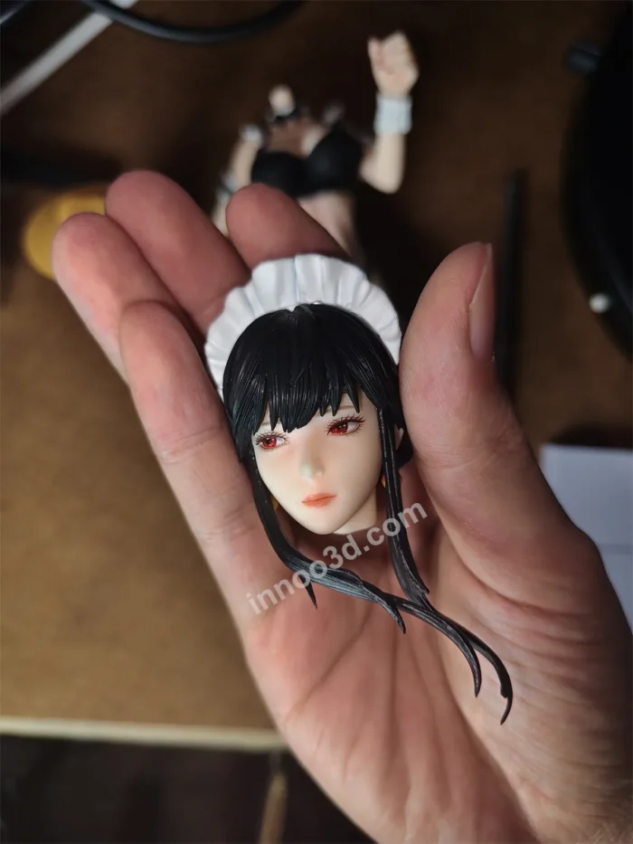 14" (35.5cm) Sexy Maid Figure 1/6 Scale PVC Statue - Realistic Maid Collectible - Image 5