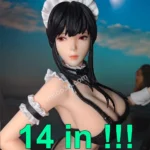 14" (35.5cm) Sexy Maid Figure 1/6 Scale PVC Statue - Realistic Maid Collectible
