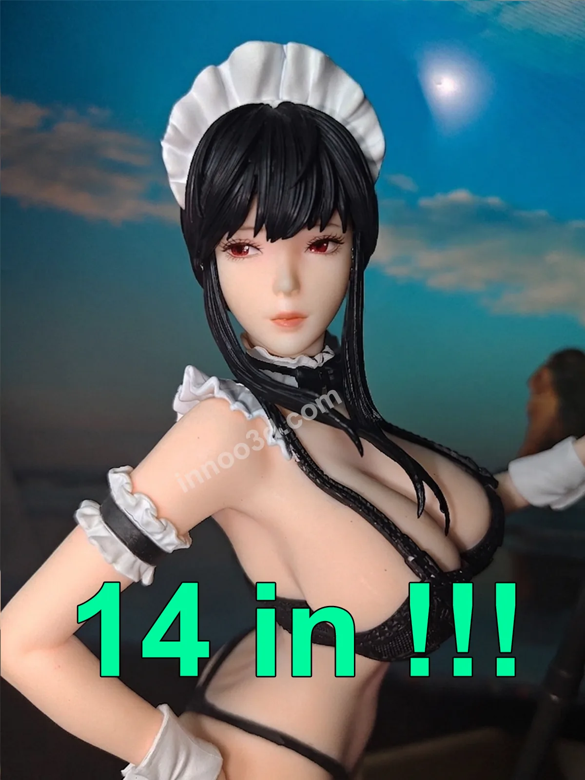 20260331_152342_0 14" (35.5cm) Sexy Maid Figure 1/6 Scale PVC Statue - Realistic Maid Collectible - Image 1