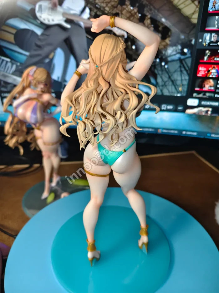 25cm (9.8″) Lunara Summer Cut Elf Swimsuit Figure – Scissors Hand Pose Elf Statue - Image 2